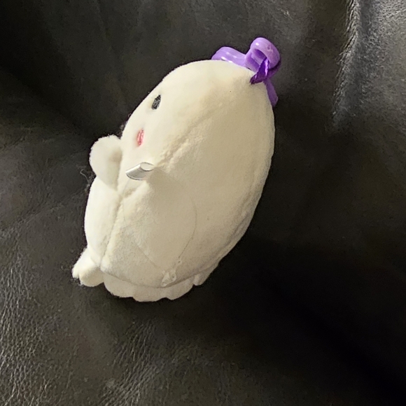 Halloween Plush White Costume Ghost Backpack Clip Purse Charm NWOT - Picture 7 of 7